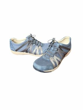 Dansko Women’s Henriette Blue Suede Leather Sneakers Shoes Size 41 US 11